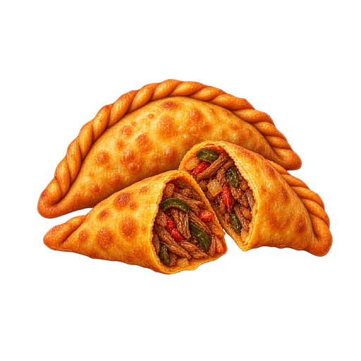 Empanadas de Santa Rita sticker illustration