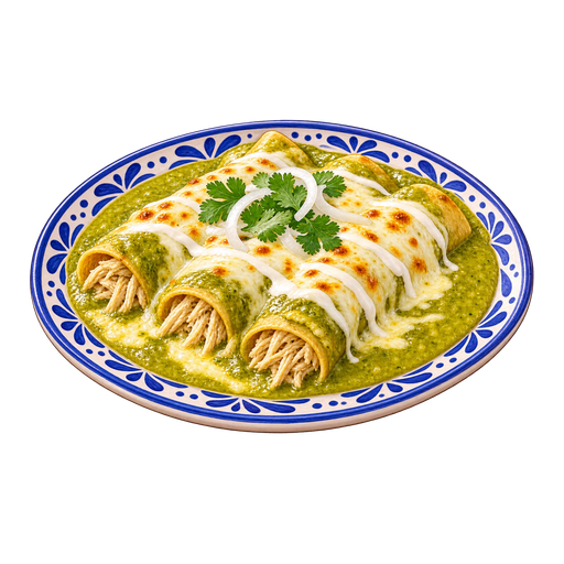 Enchiladas Suizas sticker illustration