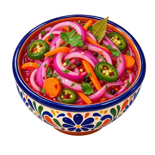 Escabeche de cebolla sticker illustration