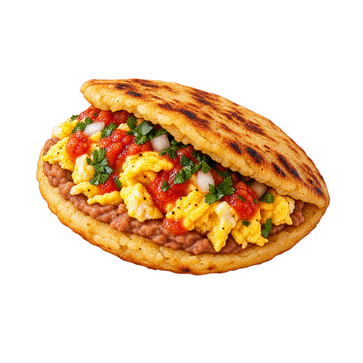 Gorditas de huevos sticker illustration