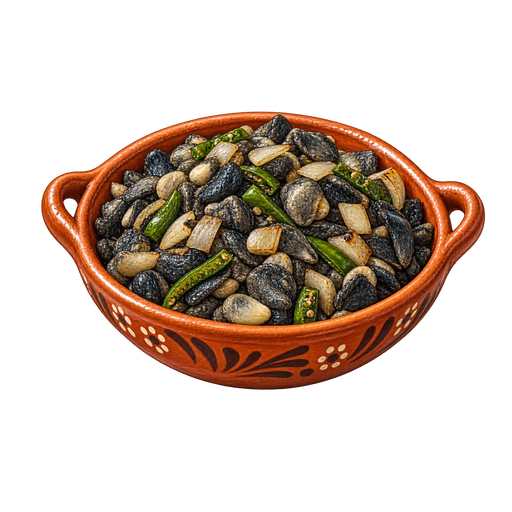 Huitlacoche sticker illustration