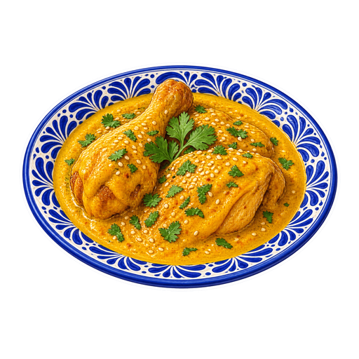 Mole amarillo sticker illustration