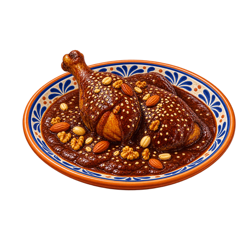 Mole de Queretaro sticker illustration