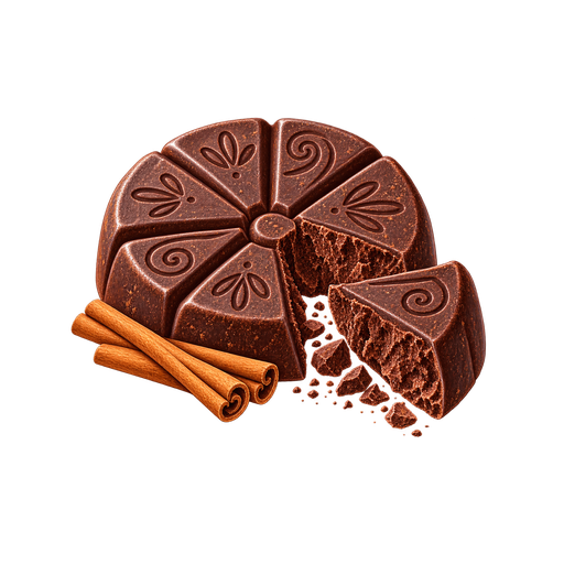 Oaxaca chocolate sticker illustration