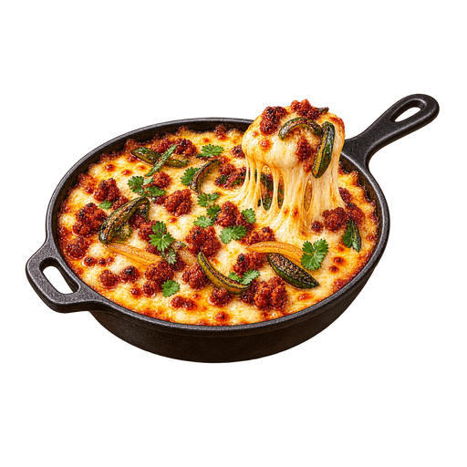 Queso Fundido sticker illustration