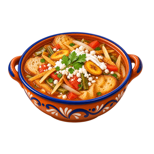 Sopa de Pan Chiapaneca sticker illustration