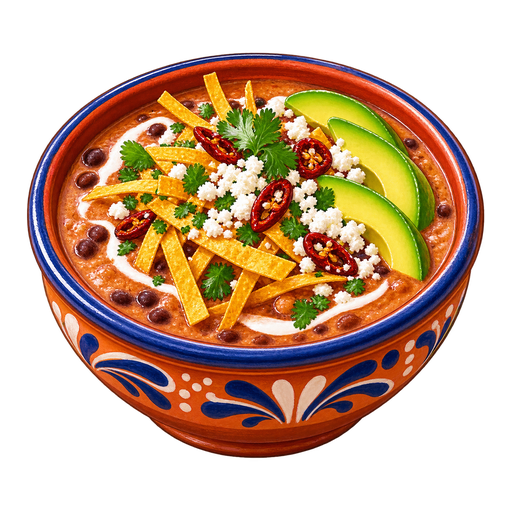 Sopa Tarasca sticker illustration