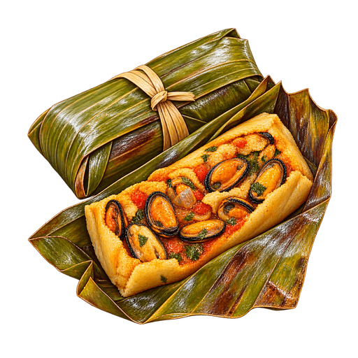 Tamales de tichinda sticker illustration