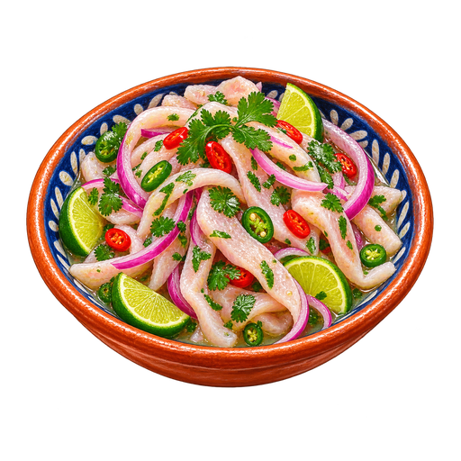 Tiritas pescado sticker illustration