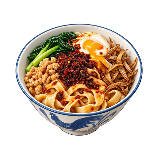 Chilli Pan Mee sticker illustration