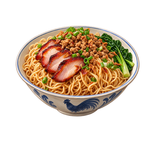 Hakka Mee sticker illustration