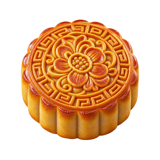 Mooncake sticker illustration