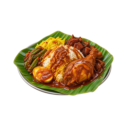 Nasi Kandar sticker illustration
