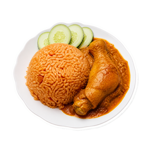 Nasi Tomato sticker illustration
