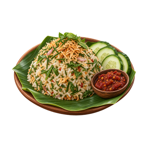 Nasi Ulam sticker illustration