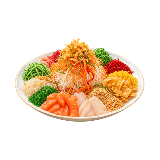 Yee Sang sticker illustration