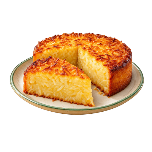 Cassava Cake sticker illustration