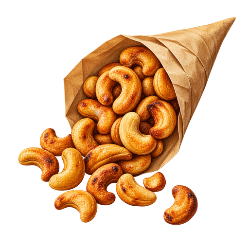 Mozambican Cashew sticker illustration