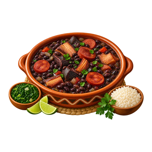 Mozambican Feijoada sticker illustration