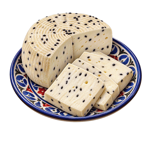 Nabulsi Cheese sticker illustration