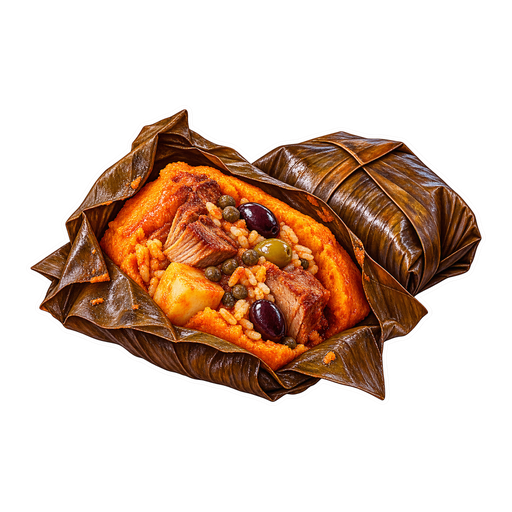 Honduran Tamale sticker illustration