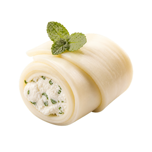 Curd Cheese with Mint sticker illustration