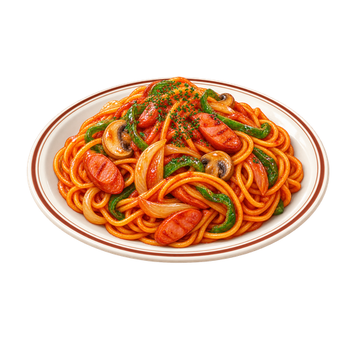Naporitan sticker illustration