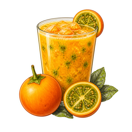 Naranjillazo sticker illustration