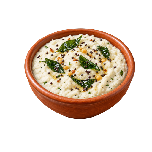 Nariyal chutney (Coconut chutney) sticker illustration