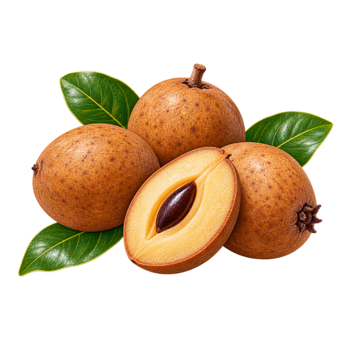 Naseberry sticker illustration