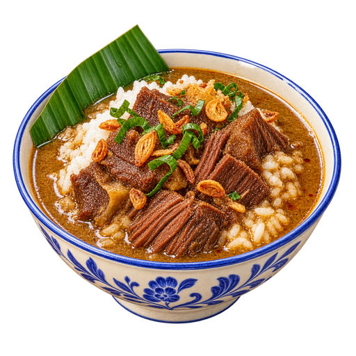 Nasi gandul sticker illustration