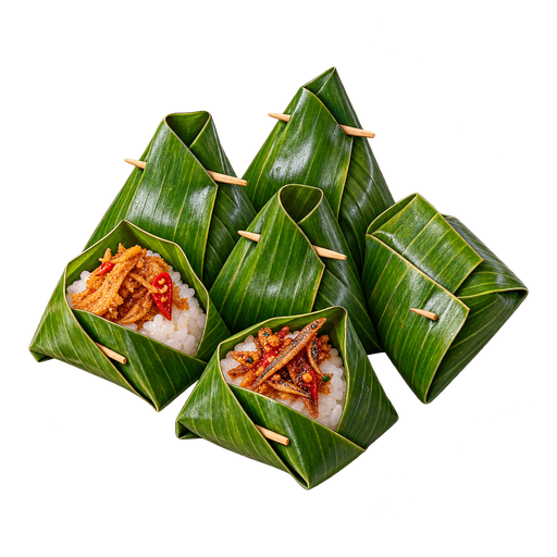 Nasi kucing sticker illustration