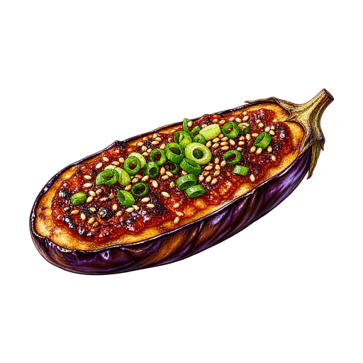 Nasu dengaku sticker illustration