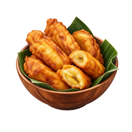 Nauru Banana Fritters sticker illustration