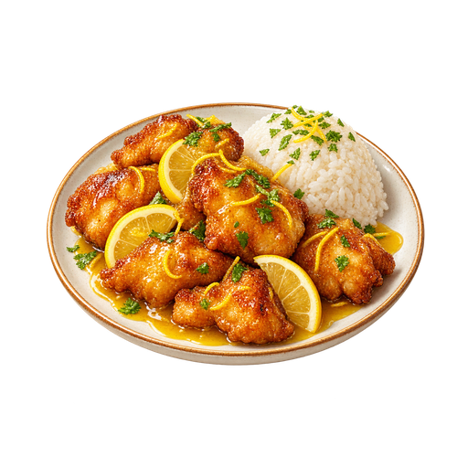Nauru Lemon Chicken sticker illustration