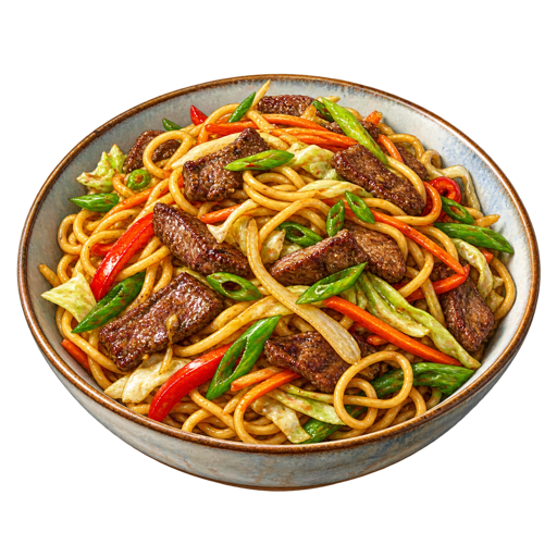 Fried Noodles sticker illustration