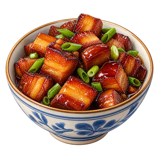 Caramel Pork sticker illustration