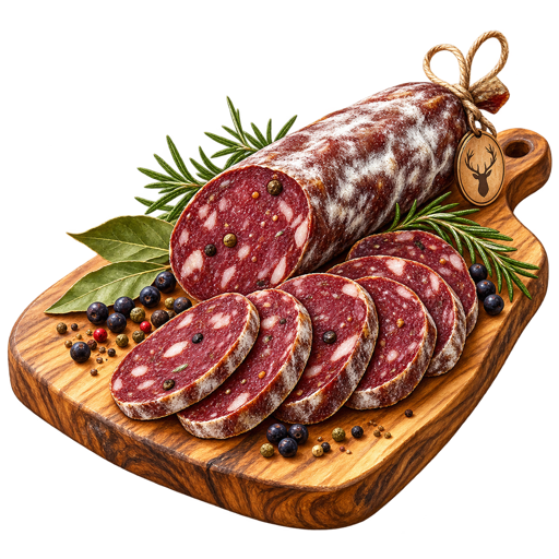 Saucisson de Cerf sticker illustration