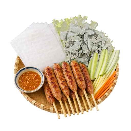 Nem Nuong sticker illustration