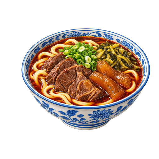 Beef Noodle Soup sticker illustration