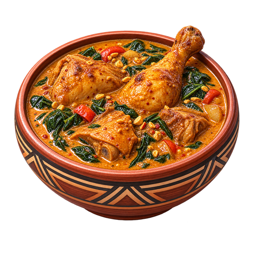 Groundnut Soup sticker illustration