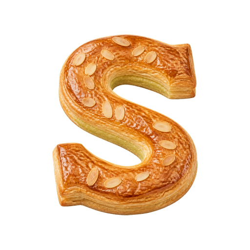 Almond Letter sticker illustration
