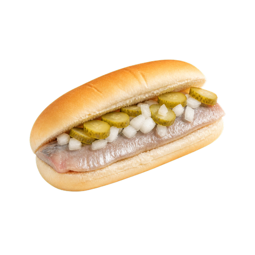 Herring Sandwich sticker illustration
