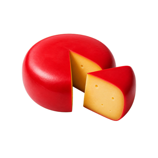 Edam Cheese sticker illustration