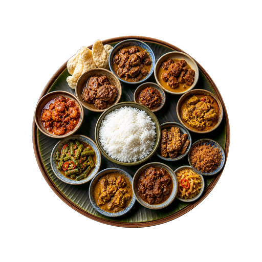 Rice Table sticker illustration