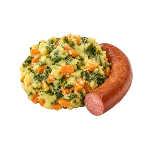 Mashed Potato with Vegetables sticker illustration
