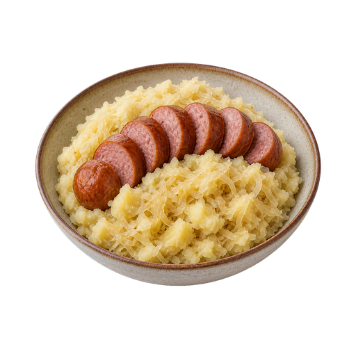 Sauerkraut Stamppot sticker illustration