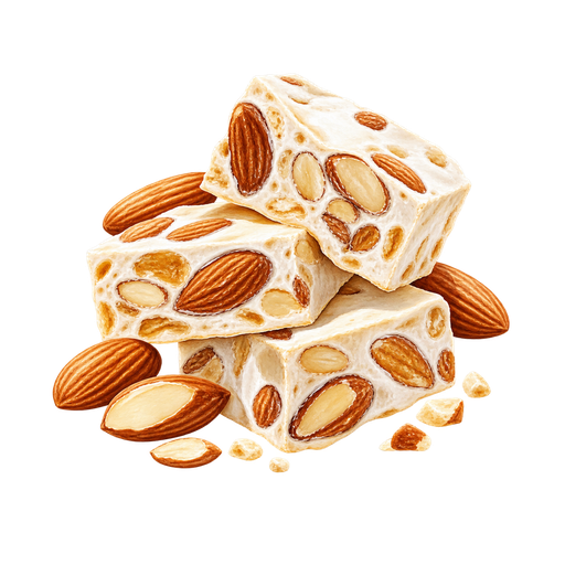 Nougat de Montélimar sticker illustration