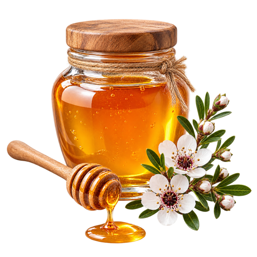 Mānuka Honey sticker illustration