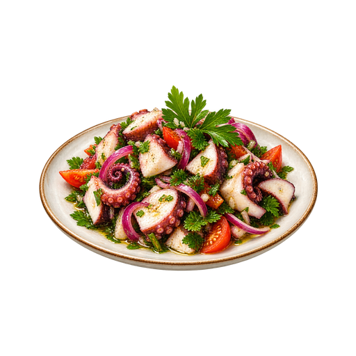 Octopus Salad sticker illustration
